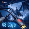 Reagle 10 m HDMI 2.1 Fiber Optic Cable, 8K 60Hz, 4K 120Hz, 48Gbps AOC, Dynamic HDR, eARC, Dolby Atmos, VRR, ALLM for TV, Monitor, Projector, PS5, Xbox and PC view 4