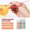 KIXZSAZ Crochet Hook Set with Comfortable Grip view 4
