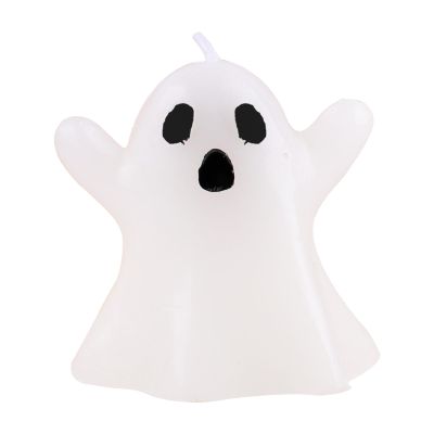 Halloween Ghost Candle - White Scary Candle