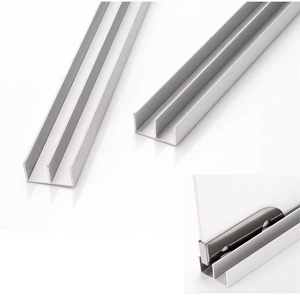 Aluminum Alloy Double-Track Sliding Door Hardware Set