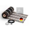 Electric Underfloor Heating for Tile: WARMON ULTRA 200 W/m² Dual-Conductor Heating Mat with Thermostat and Floor Sensor, Non-WiFi, White, Mat Size: 5 m view 1