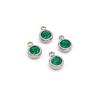 Vintageparts Birthstone Pendant Set in Green view 1