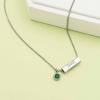 Vintageparts Birthstone Pendant Set in Green view 3
