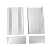 Eujgoov High-Quality Aluminum Alloy Enclosure, Electronic Housing, Sandblasted, Oxidized Silver, 68 x 145 x 250 mm view 1