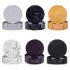 IKFGTJRE Leather Coasters with Marble Grain, White, 6-Piece Set with Holder view 3