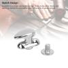 Buachois 20-Piece 12 mm Leather Rivets, Zinc Alloy Studs with 4.5 mm Cross Screws, Metal Tube Rivets for DIY Leather Repair and Decoration (Silver) view 4