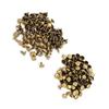 TIKATARER Spikes, 100 Sets 8 X 8 Mm Double Cap Stud Decoration (Bronze) view 2