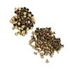 TIKATARER Spikes, 100 Sets 8 X 8 Mm Double Cap Stud Decoration (Bronze) view 3