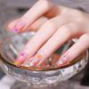 Nail Glitter | 6 Colors Holographic Heart Glitter Flakes view 2