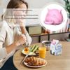 Silicone Milk Bottle Caps, 3D Cow-Shaped Rotating Lid view 2