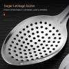 Protoence Slotted Spoon for Cooking | 38cm Strainer Ladle | Kitchen Utensil for Baking, Outdoor Cooking, Buffet & Mixing view 4