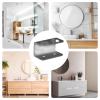 Bathroom Toothbrush Holder | Wall-Mounted Holder for Electric Toothbrushes - Drill-Free Acrylic Storage Stand view 4