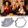 Cute Cat Dessert Cutter Mold for Halloween view 2