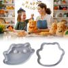 Cute Cat Dessert Cutter Mold for Halloween view 3