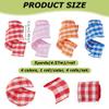 AHANDMAKER Spring Easter Ribbon with Wire 18m Gingham Fabric Ribbons 63mm Pastel Buffalo Check view 2