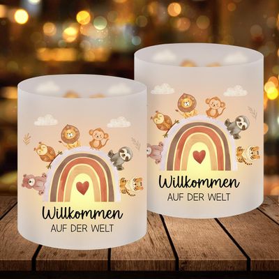 12 Animal Motif Lanterns for Baby Showers