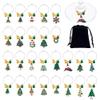 AHANDMAKER 26-Piece Christmas Wine Charms view 1