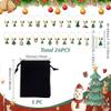 AHANDMAKER 26-Piece Christmas Wine Charms view 2