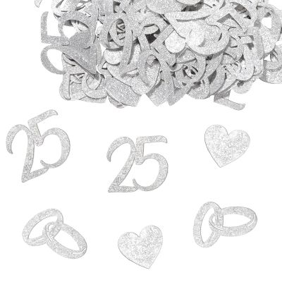 Silver Wedding Glitter Confetti