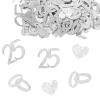 Silver Wedding Glitter Confetti view 1