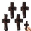 4 Wooden Crosses - Handheld Prayer Cross view 1