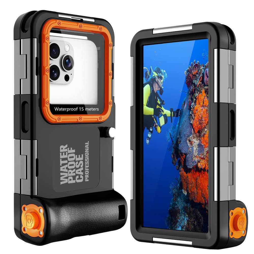 ZLIME 7.0-Inch Waterproof Phone Pouch for Underwater Use, Swimming and Bathing, Compatible with iPhone 18 Pro/Pro Max, 17 Air/Pro/Pro Max, 16e/16/16 Pro/Pro Max and 15