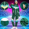 KUKIKUKI 80s/90s Outfit for Men & Women, Unisex Green Tracksuit, Size XL view 4