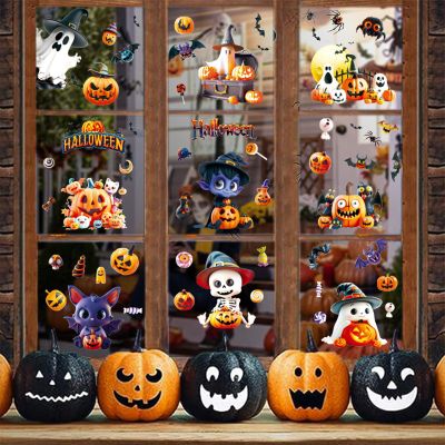 9-Piece Halloween Window Stickers