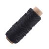 Aramox 1mm Waxed Leather Thread, 50m Flat Cord for Leather Craft view 4