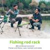 Portable 12-Slot Ground-Stake Fishing Rod Holder view 3