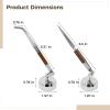 5-Piece Precision Tweezers Set with 360-Degree Reverse Cross-Lock Design view 2