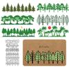 DELORIGIN Die-Cutting Templates with Tree and Grass Edges view 1
