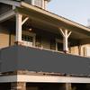 Rectangular Sun Shade Sail 215 x 320 cm, Waterproof, UV and Wind Protection, Dark Gray view 1