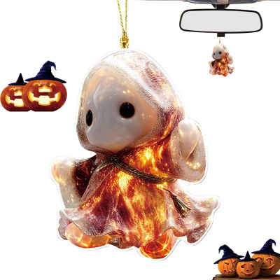 Tyinerc Halloween Ghost Acrylic Decor - 2D Halloween Ornament
