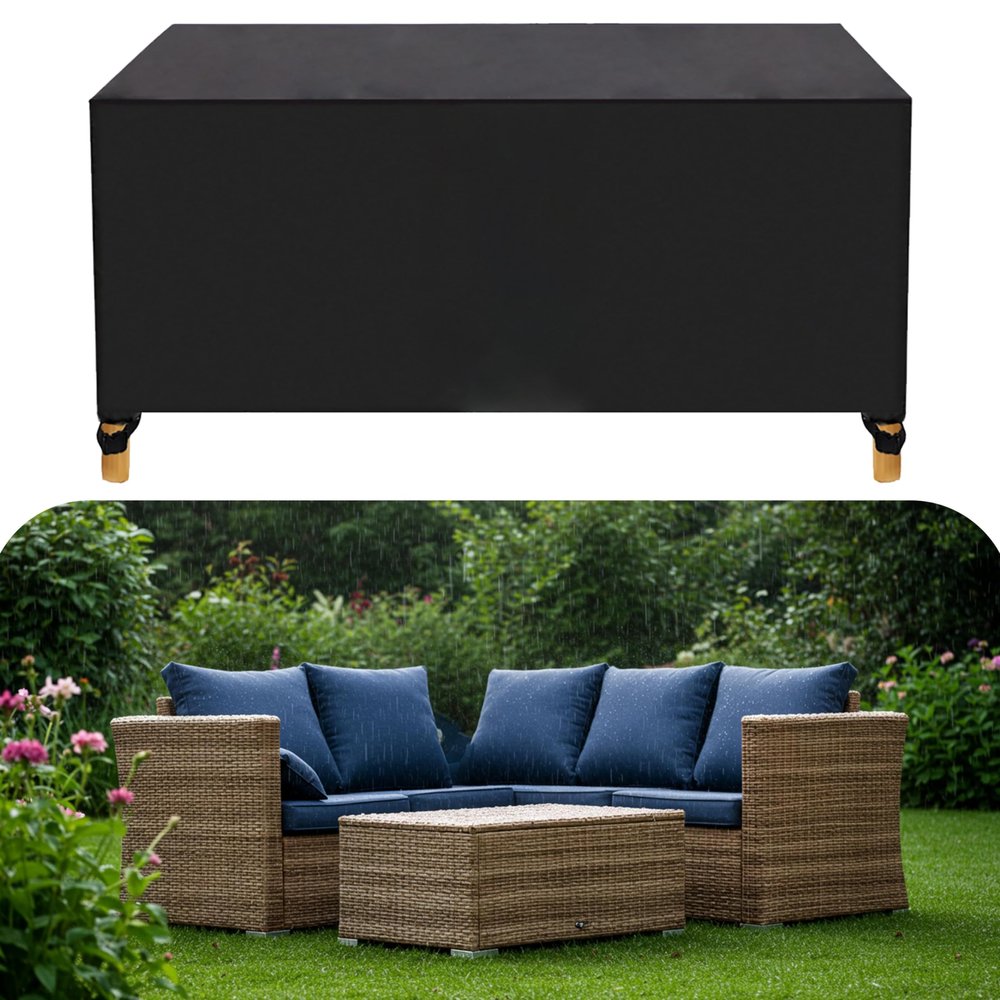Waterproof 420D Oxford Patio Furniture Cover, 260 x 255 x 45 cm