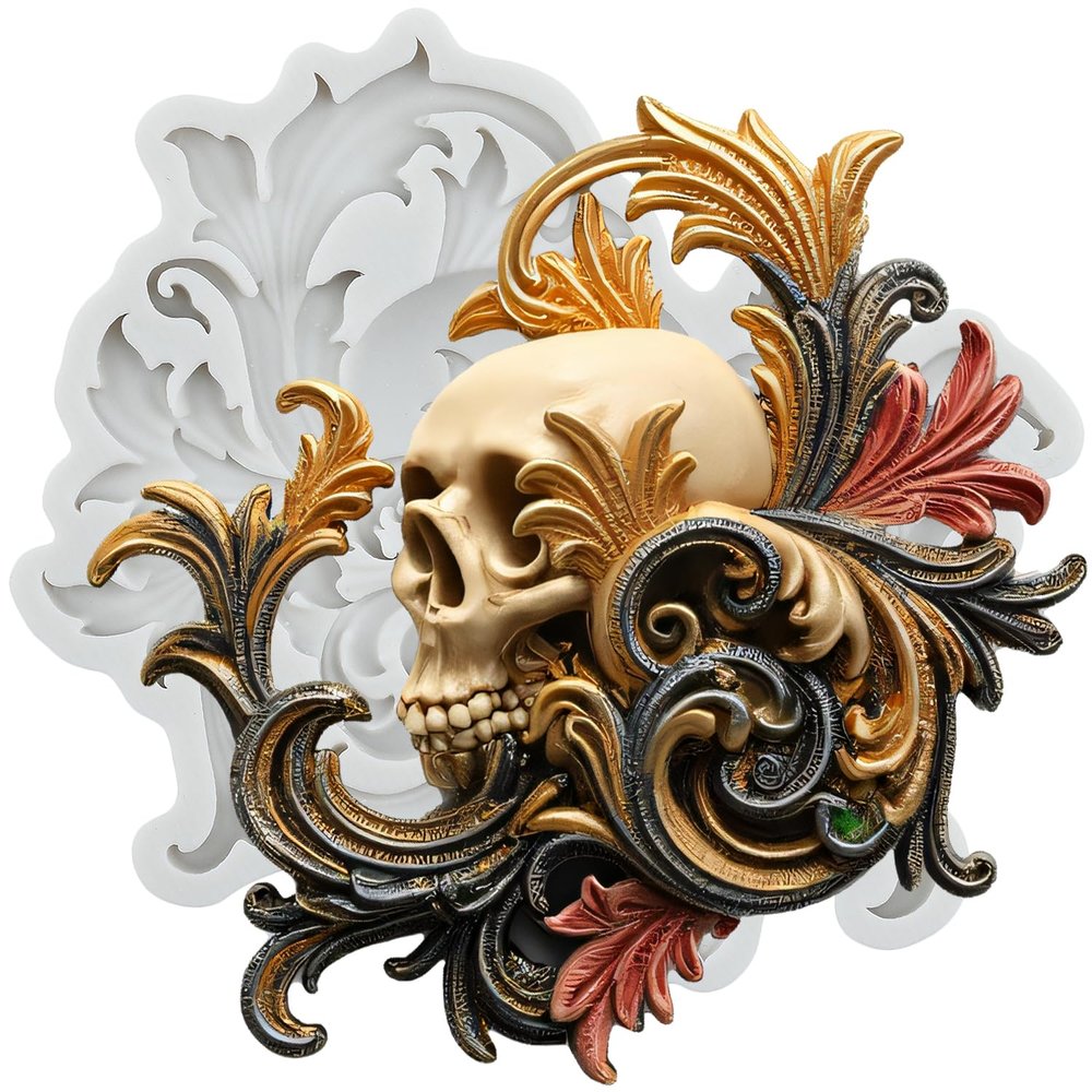 MINFEIDMS Skeleton Skull Silicone Mold
