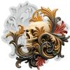 MINFEIDMS Skeleton Skull Silicone Mold view 1