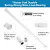 6-Pack Telescopic Curtain Rods, No Drilling view 3