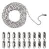 Notoke 3m Stainless Steel Ball Chain Silver view 1