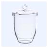 1-Piece High-Purity Quartz Glass Laboratory Crucible with Lid, 250 mL view 1