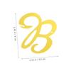 OUNONA Gold Paper Garland for Baby Shower view 2