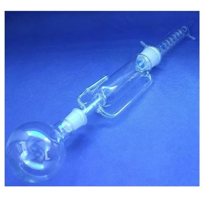 250 mL Laboratory Glass Soxhlet with Coiled Condenser and Extractor Body