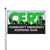 Community Emergency Response Team Flag, 3 x 5 ft, UV-Resistant Seasonal Banner with Brass Grommets for Indoor and Outdoor Use view 2