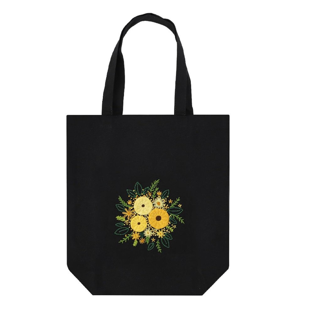 Embroidery Kit for Adults - Canvas Tote Bag