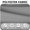 5 cm Thick Bench Cushion Cover, White, 190 x 30 x 5 cm view 3