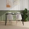 AKKE Hairpin Dining Table, 60 x 60 cm, 73 cm High, Anthracite view 2