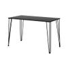 AKKE Hairpin Dining Table, 60 x 60 cm, 73 cm High, Anthracite view 4