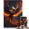 Teenager 1,000-Piece Brain Challenge Puzzle, Phoenix Bird Home Decor, 52 × 38 cm view 1