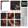 Teenager 1,000-Piece Brain Challenge Puzzle, Phoenix Bird Home Decor, 52 × 38 cm view 3