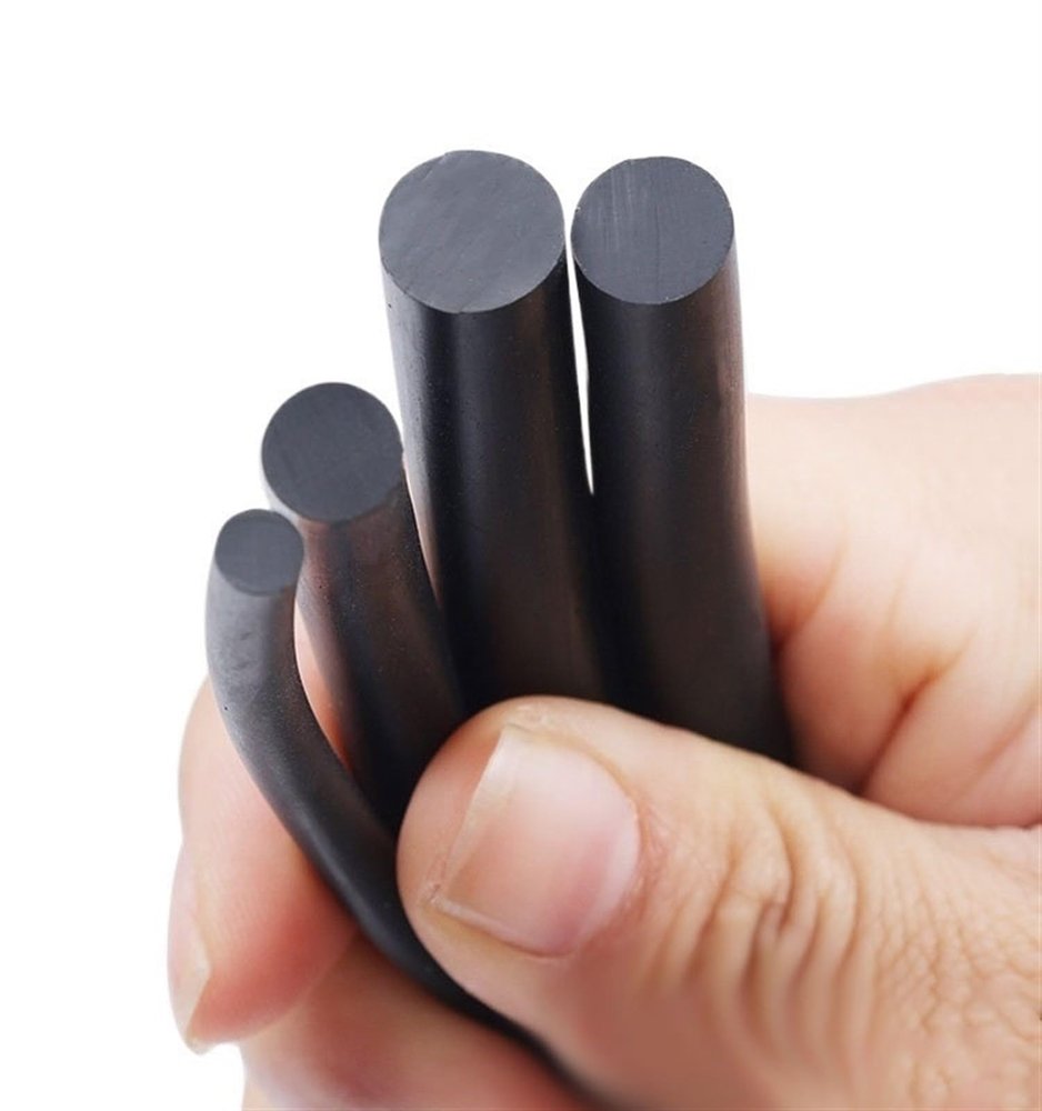 GRASAKY Solid Fluororubber O-Ring Cord Seal, Black, Non-Foaming, 1.7–5.7 mm, 2 mm Corner Strip